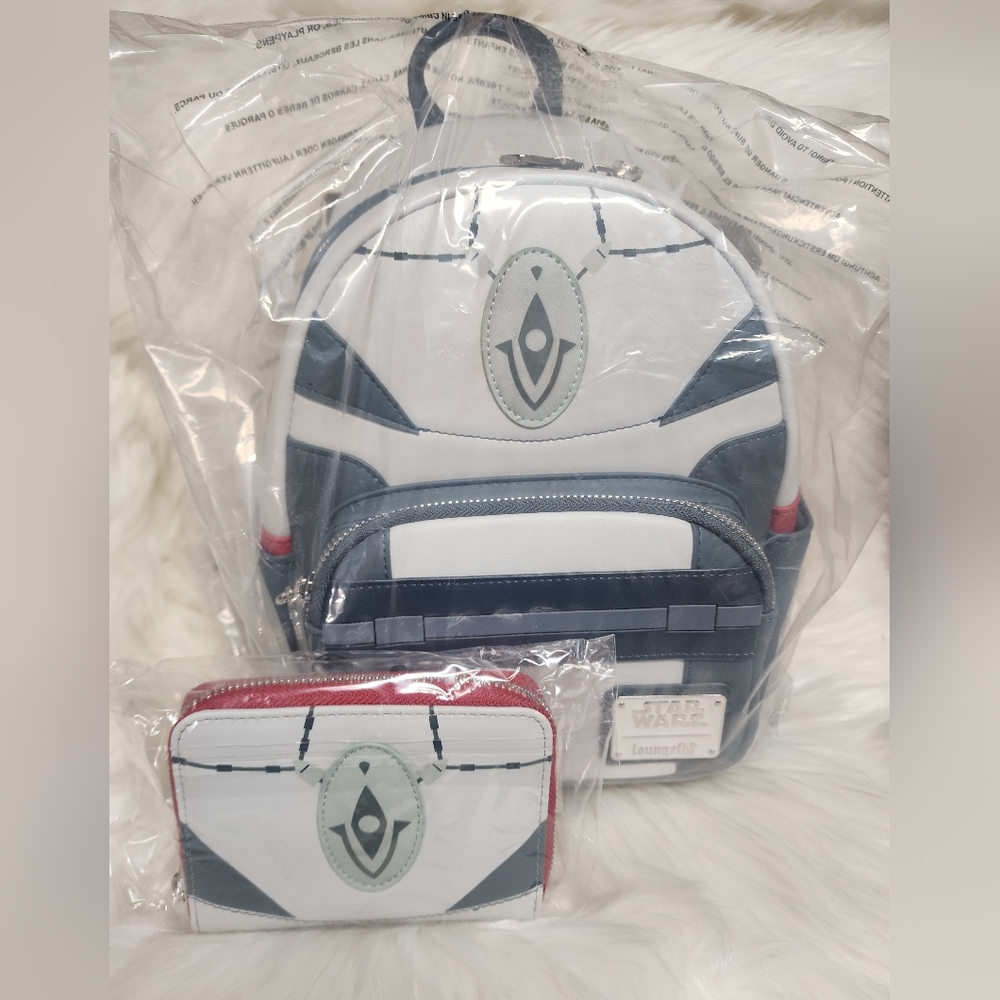Loungefly Bad Batch Cosplay Mini Backpack and Matching Wallet